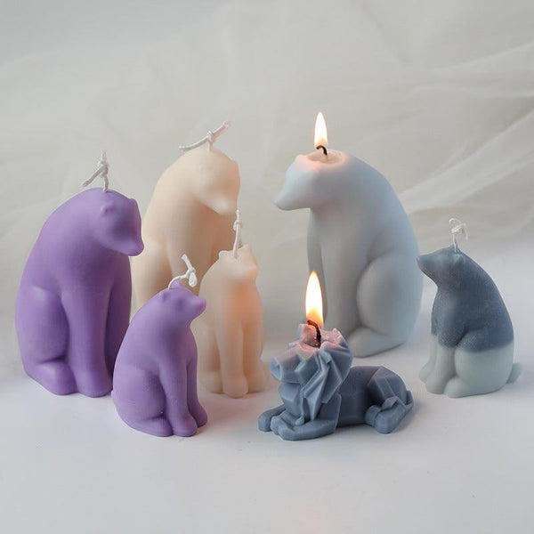 Adorable Polar Bear Candle Mold - Create Stunning Winter-Themed Candles Candles molds
