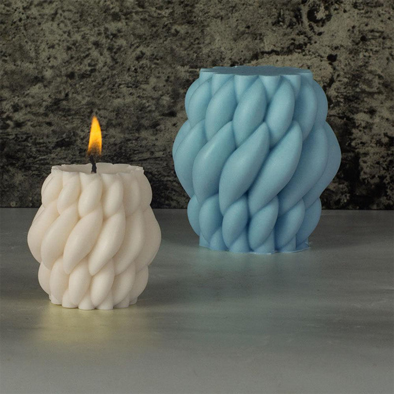 Aromatherapy Candle Silicone Mold Spiral Raindrop Creativity Candles molds