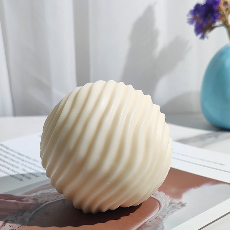 Ball Ripple Candle Mold for Professional-Quality Candles