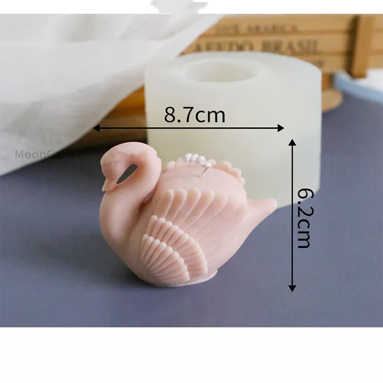 Big Swan Silicone Candle Mold | High-Quality Candle Making Supplies