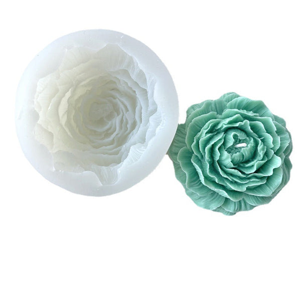 Bloom Into Candle Making with a Peony Flower Silicone Mold: Perfect for DIYers Candles molds