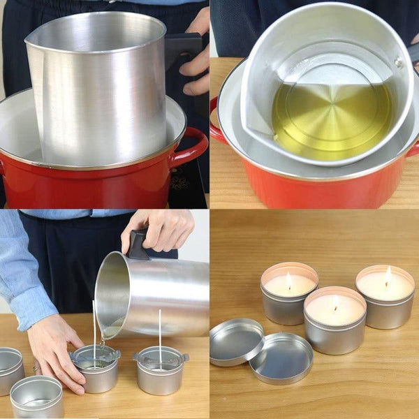 Candle Making Tools Aromatherapy Candle Aluminum Wax Pot Candles molds