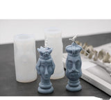 Chess Pawns King and Queen Aromatherapy candle mold Candles molds