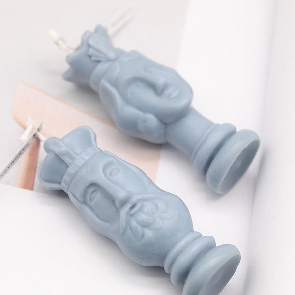 Chess Pawns King and Queen Aromatherapy candle mold Candles molds
