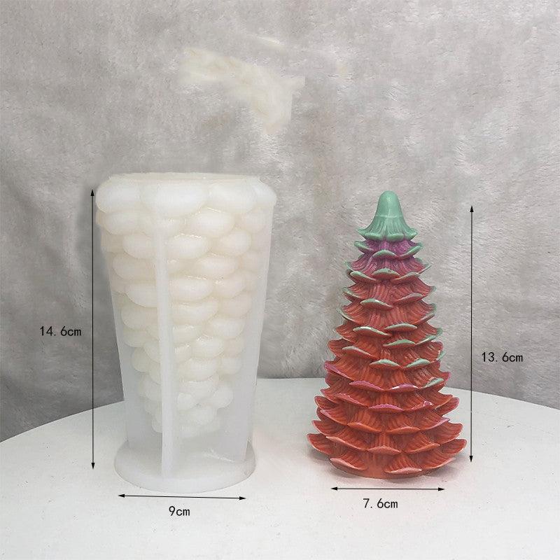 Christmas Tree Scented Candle Silicone Diy Mold Candles molds