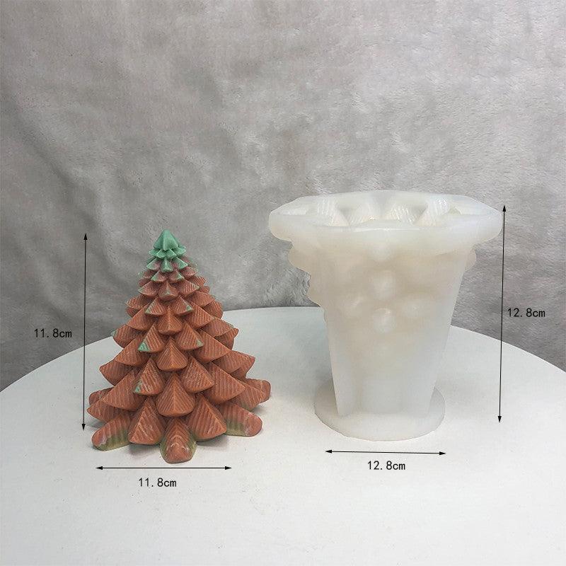 Christmas Tree Scented Candle Silicone Diy Mold Candles molds