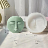 Craft peaceful, meditative candles with our Circular Face with Closed Eyes Silicone Mold. Perfect for adding a touch of tranquility and elegance to your decor.