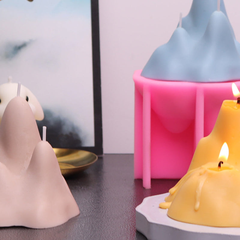 Craft Breathtaking Mountain Candles with Melting Mountain Mold Candles molds