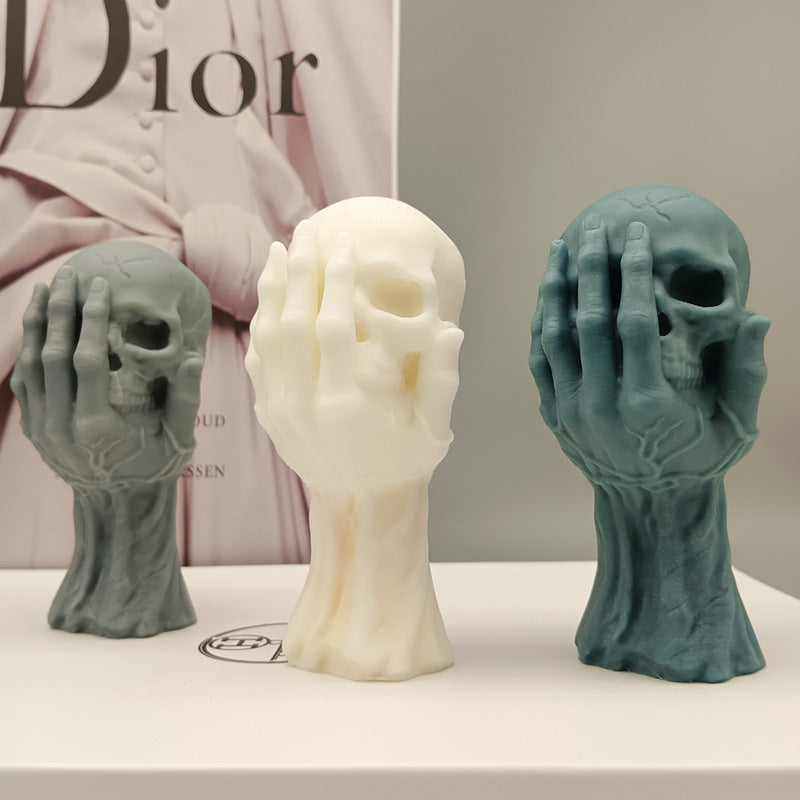 Craft Exceptional Hand Held Skull-Shaped Candles with 3D Mold | Buy Now Candles molds