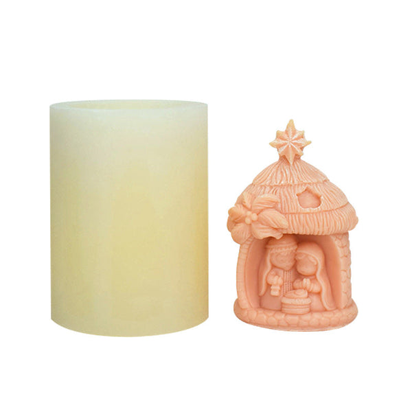 Craft Sacred Candles with Holy Family Baby Jesus Silicone Mold - Buy Now Candles molds