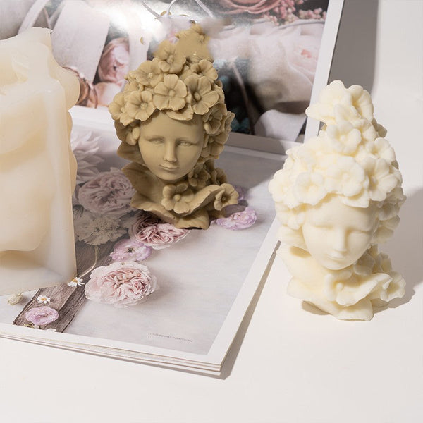 Craft Tranquility: Create Floral Aromatherapy Candles with the Fairy Flower Girl Mold Candles molds