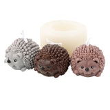 Craft Your Own Hedgehog Candles - Hedgehog Silicone Mold Candles molds