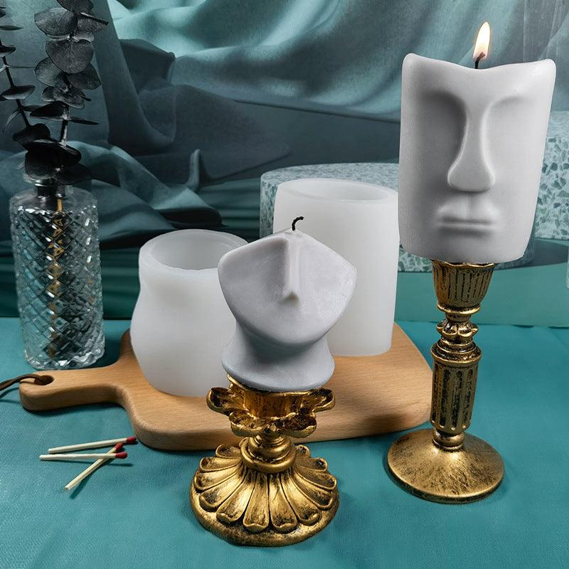 Creative Face Silicone Candle Mold Irregular Shape Candles molds