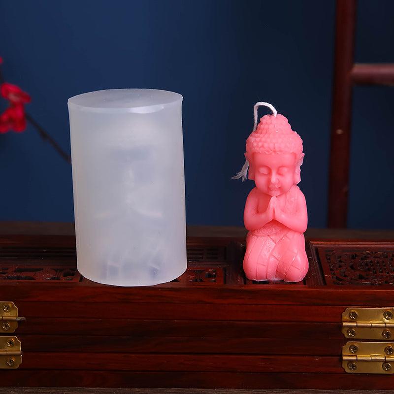 Creative Three-dimensional Buddha Statue Silicone Mold Candles molds