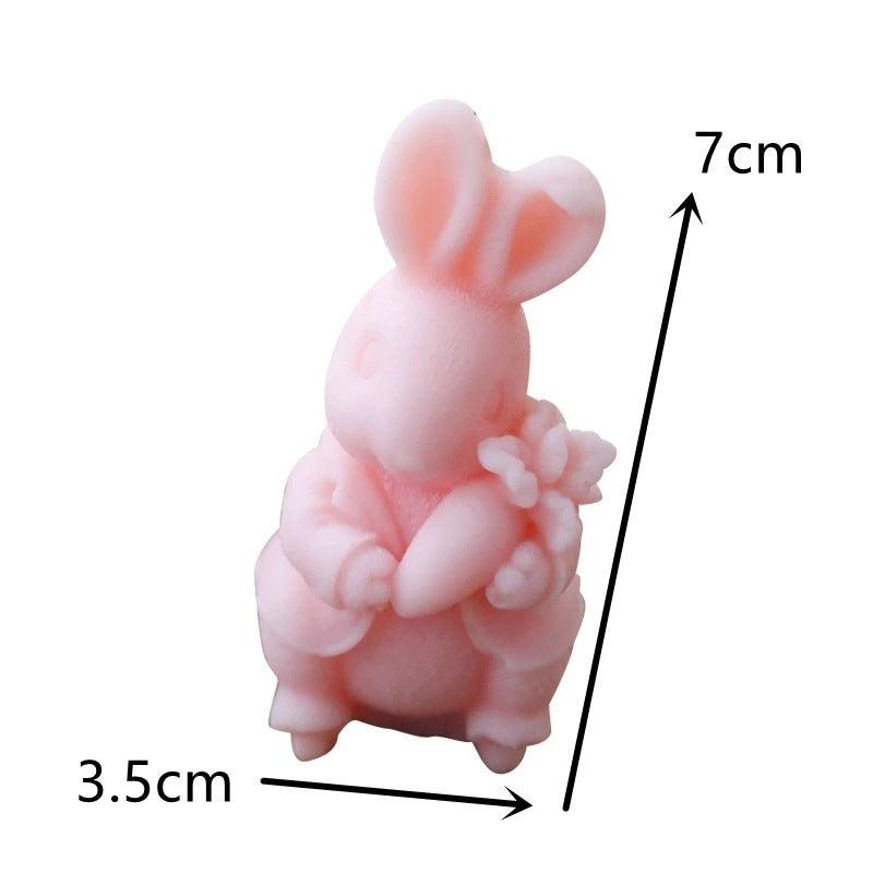 Cute Carrot Rabbit Candle Mold Candles molds