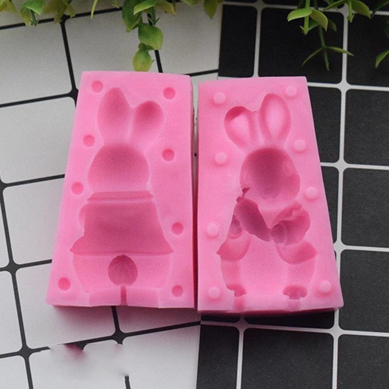 Cute Carrot Rabbit Candle Mold Candles molds