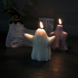 Cute Ghost Halloween Scented Candle Silicone Mold Candles molds