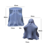 Cute Ghost Halloween Scented Candle Silicone Mold Candles molds