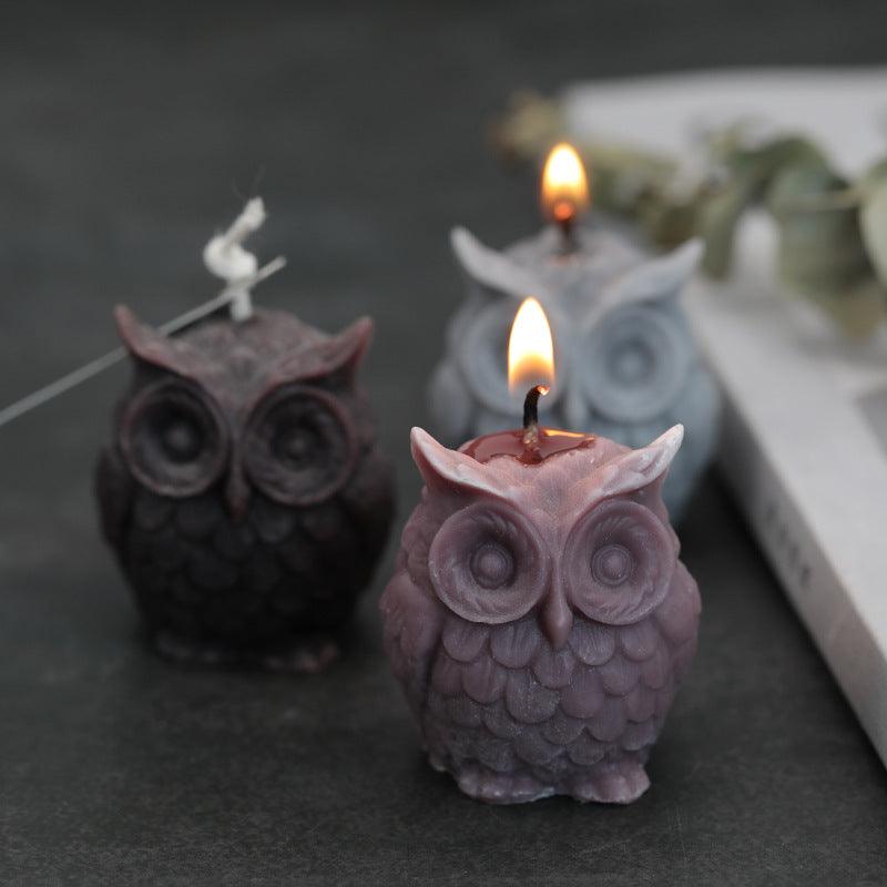 Cute Owl Candle Mold Three-dimensional Candles molds