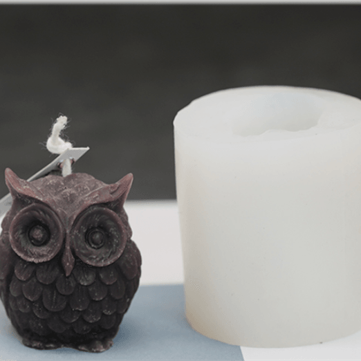 Cute Owl Candle Mold Three-dimensional Candles molds