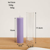 DIY Cylindrical Aromatherapy Candle Mold Acrylic PC Plastic Candles molds