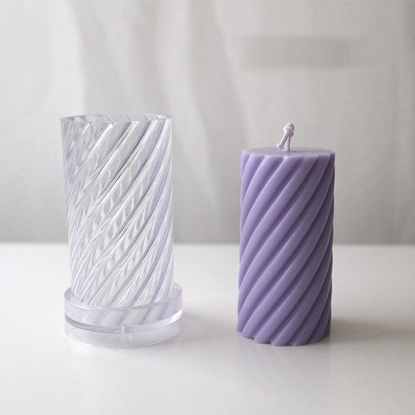 DIY Cylindrical Wax Scented Acrylic Candle Mold Candles molds