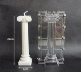 DIY Long Pole Stripe Plastic Pillar Candle Molds | Geometry Pillar Candle Molds Candles molds