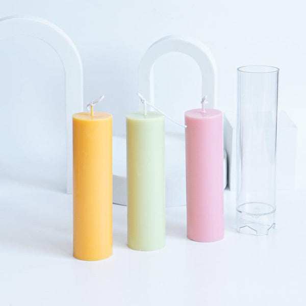 DIY Plastic Mold For Cylindrical Candles Candles molds