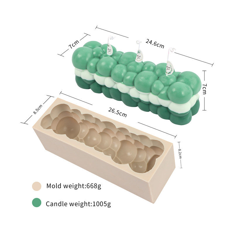 DIY Rubik's Cube Candle Mold | Long Bubble Ball Aromatherapy Mold Candles molds