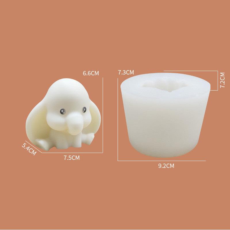 Diy Baby Elephant Candle Silicone Mold Candles molds