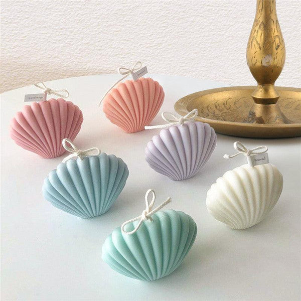 Diy Handmade Shell Candle Mold Plastic Acrylic Mold Candles molds