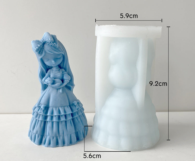 Doll Up Your Candle Collection: Create Unique Doll Ornament Candles with a Silicone Mold Candles molds