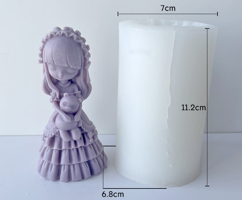 Doll Up Your Candle Collection: Create Unique Doll Ornament Candles with a Silicone Mold Candles molds