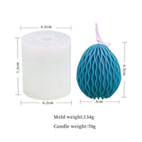 Easter Egg Silicone Candle Mold - Create Beautiful Patterned Candles for the Holiday Season Candles molds