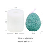 Easter Egg Silicone Candle Mold - Create Beautiful Patterned Candles for the Holiday Season Candles molds