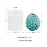 Easter Egg Silicone Candle Mold - Create Beautiful Patterned Candles for the Holiday Season Candles molds