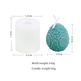 Easter Egg Silicone Candle Mold - Create Beautiful Patterned Candles for the Holiday Season Candles molds