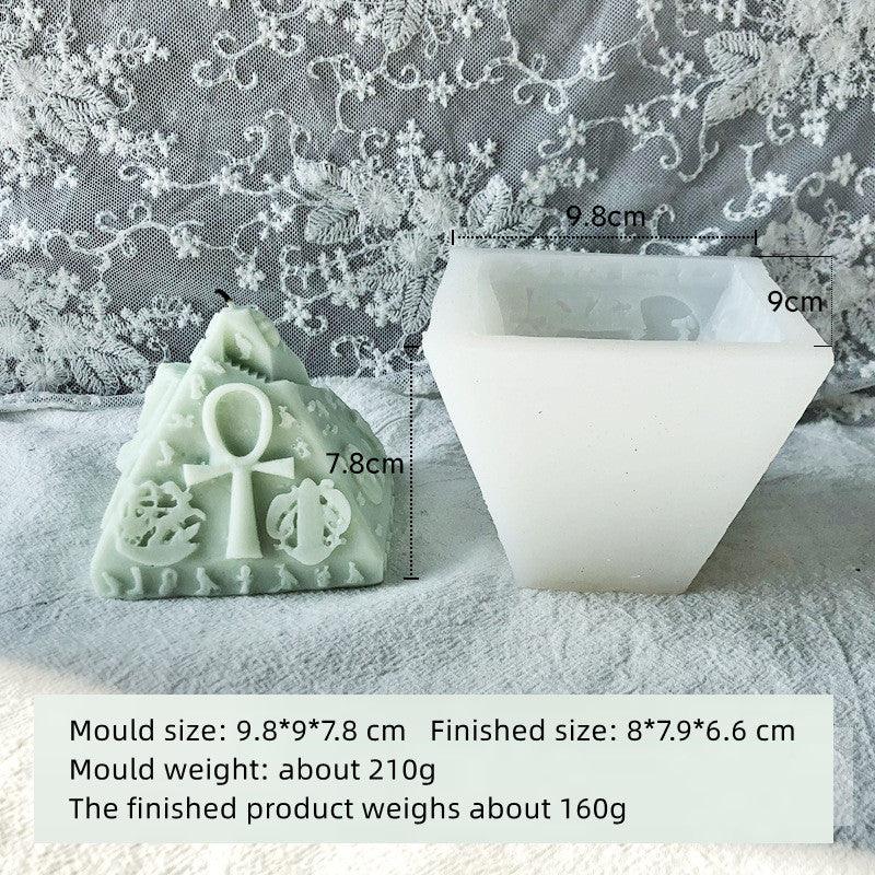 Egyptian Pyramid Candle Mold - Mystical One Eye Design Candles molds