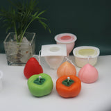 Fruit-Shaped Silicone Candle Molds for Creative Home Décor Candles molds