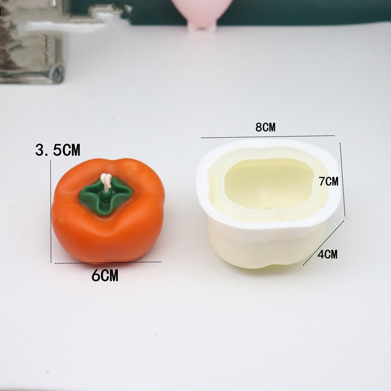 Fruit-Shaped Silicone Candle Molds for Creative Home Décor Candles molds