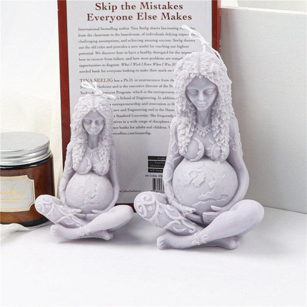 Gaia Mother Earth Silicone Candle Mold Candles molds