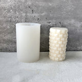 Geometric Cylindrical Diamond hole and Honeycomb Silicone Candle Mold Candles molds