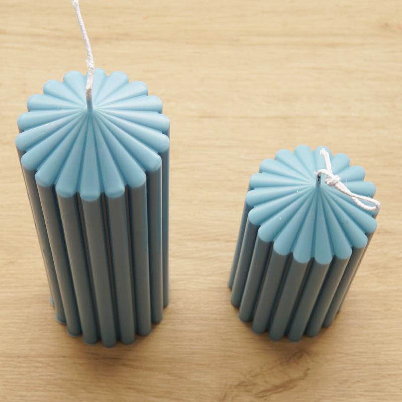 Stripe Pillar Candle Mold