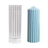 Stripe Pillar Candle Mold