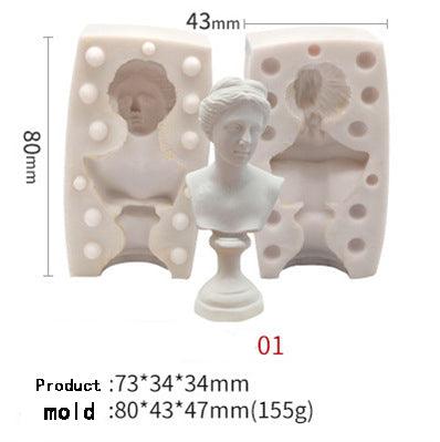 Greek Mythology Figurines Statue Sculpture Candle Mold Candles molds