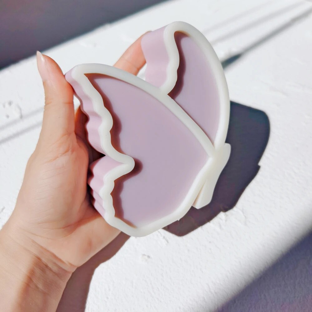3D Cute Butterfly Candle Silicone Mold