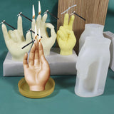 Hand Gesture Scented Candle Gypsum Candle Mold Candles molds