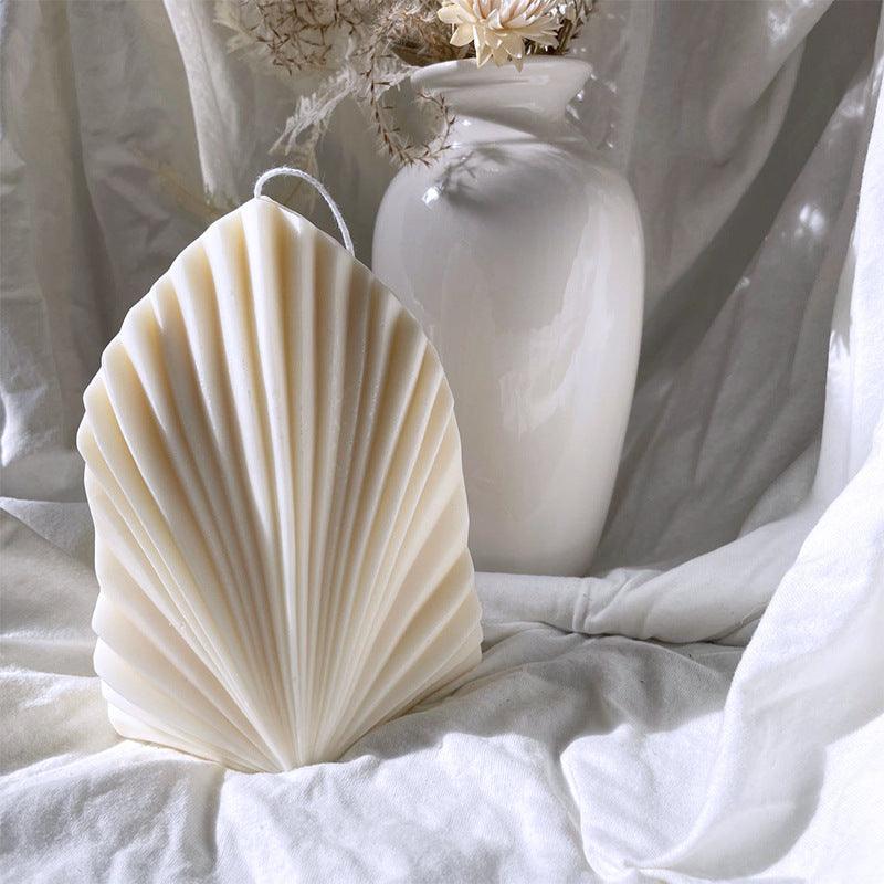 Handcrafted Scallop-Shaped Candle Mold for Elegant Home Décor Candles molds