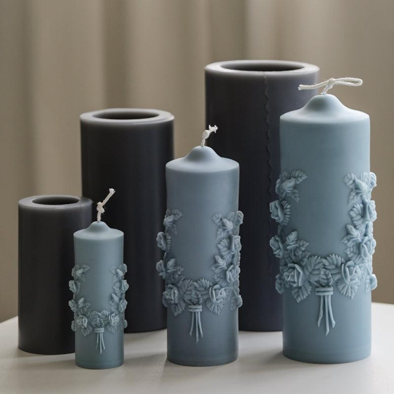 Handmade Cylindrical Scented Candle DIY Mold Candles molds