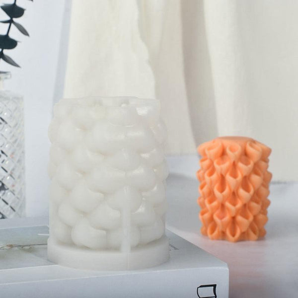 Flower Pillar Silicone Molds For Candle Making